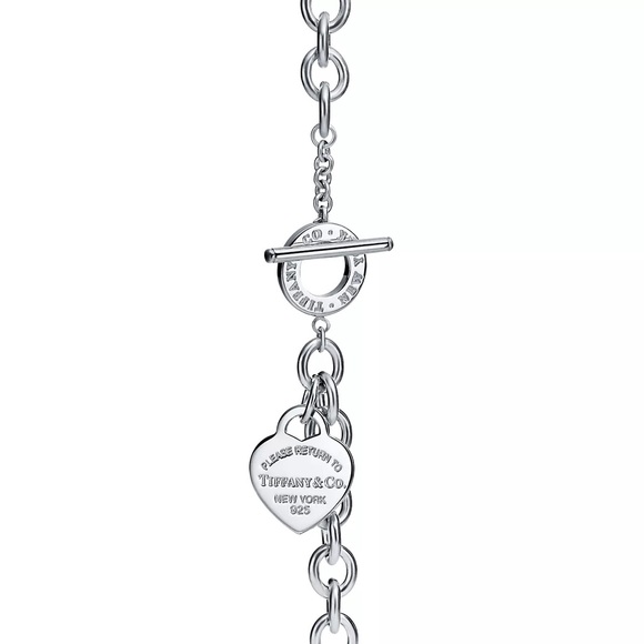 Heart Tag Toggle Necklace - Picture 2 of 14